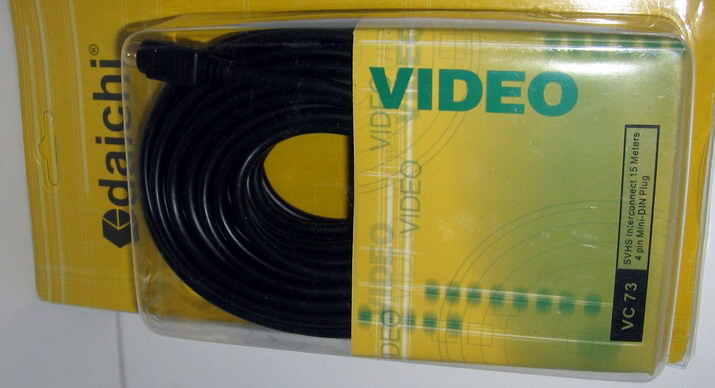 S-Video 15 meters lead