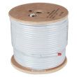 coax rg6 cable reel white
