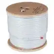 coax rg6 cable reel white